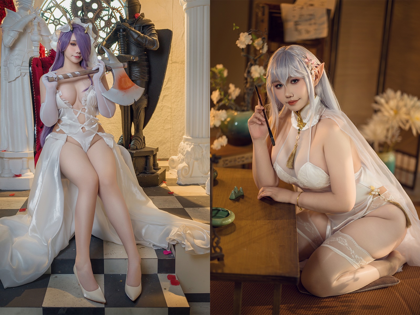 麻花麻花酱w-cosplay视图作品合集[126套] COS合集 预览2图