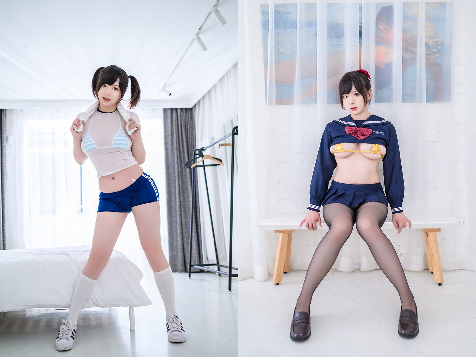 皮皮奶可可爱了啦-cosplay视图作品合集[74套] COS合集 预览1图