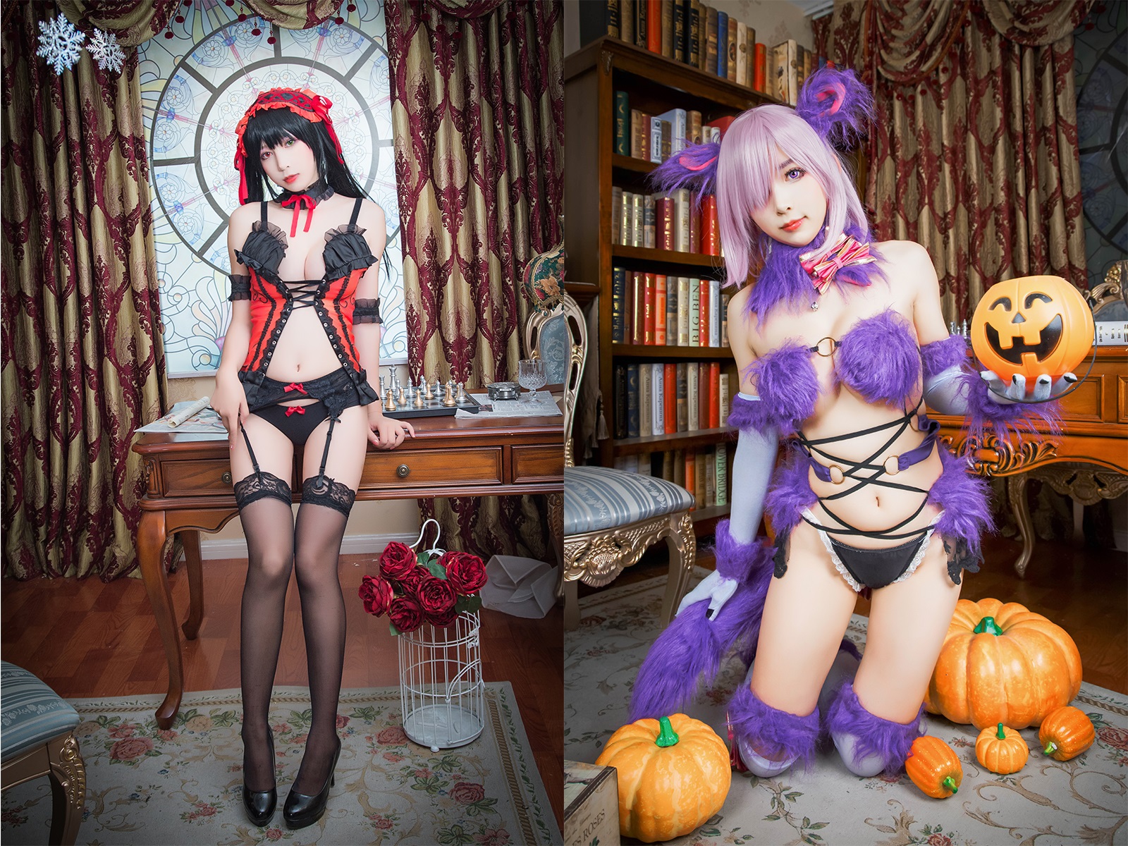 雯粥粥i-cosplay视图作品合集[27套] COS合集 预览2图