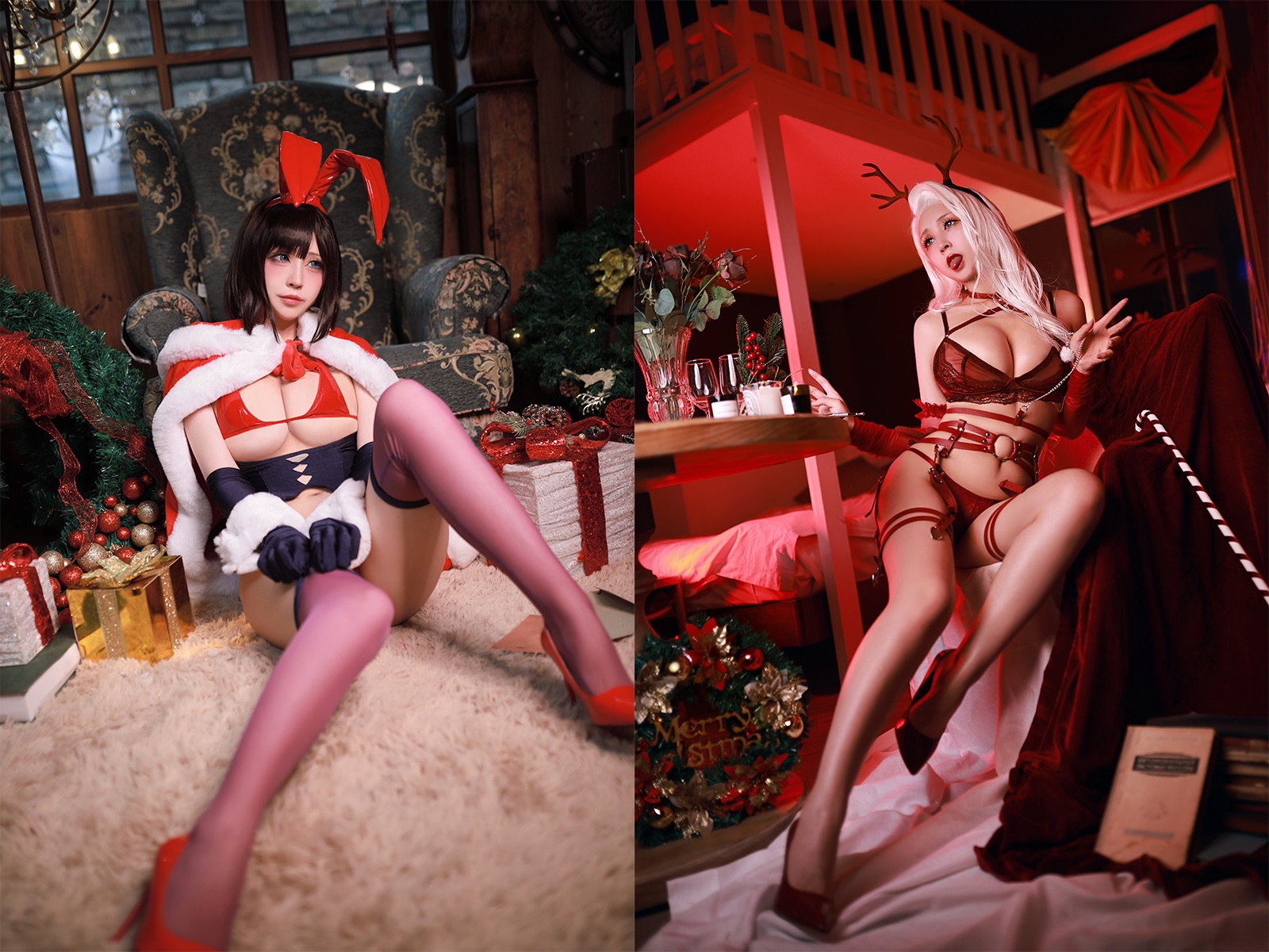 黑白御猫-cosplay视图作品合集[7套] COS合集 预览1图