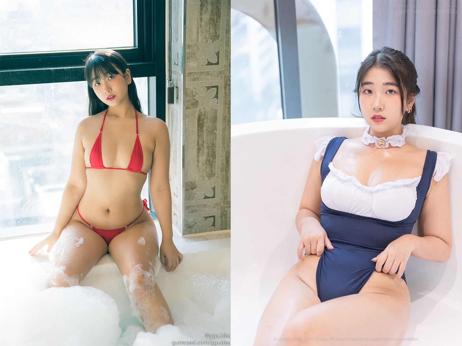 GGuBBu꾸뿌-韩系写真视图作品合集[28套] 韩系模特 预览2图