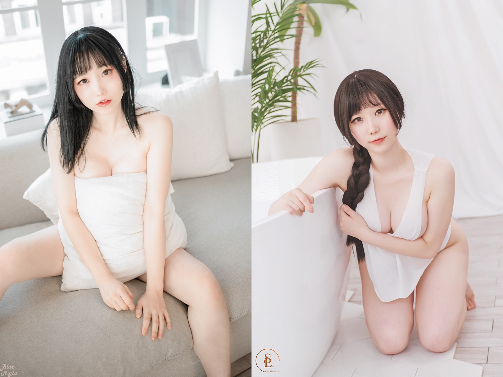 Jamong자몽-韩系写真视图作品合集[8套] 韩系模特 预览2图