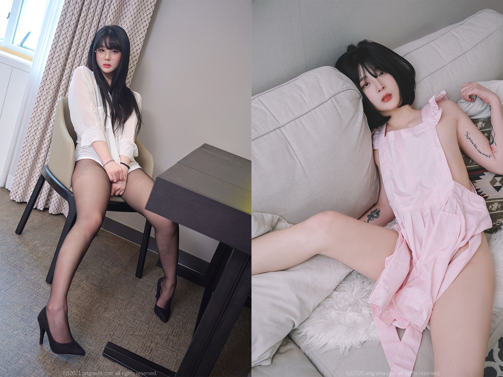 Jang Joo장주-韩系写真视图作品合集[44套] 韩系模特 预览1图