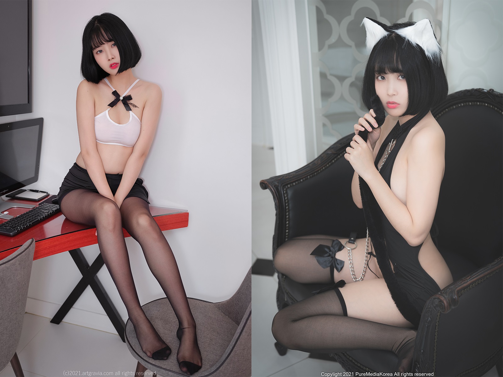 Leechu리쭈-韩系写真视图作品合集[6套] 韩系模特 预览2图