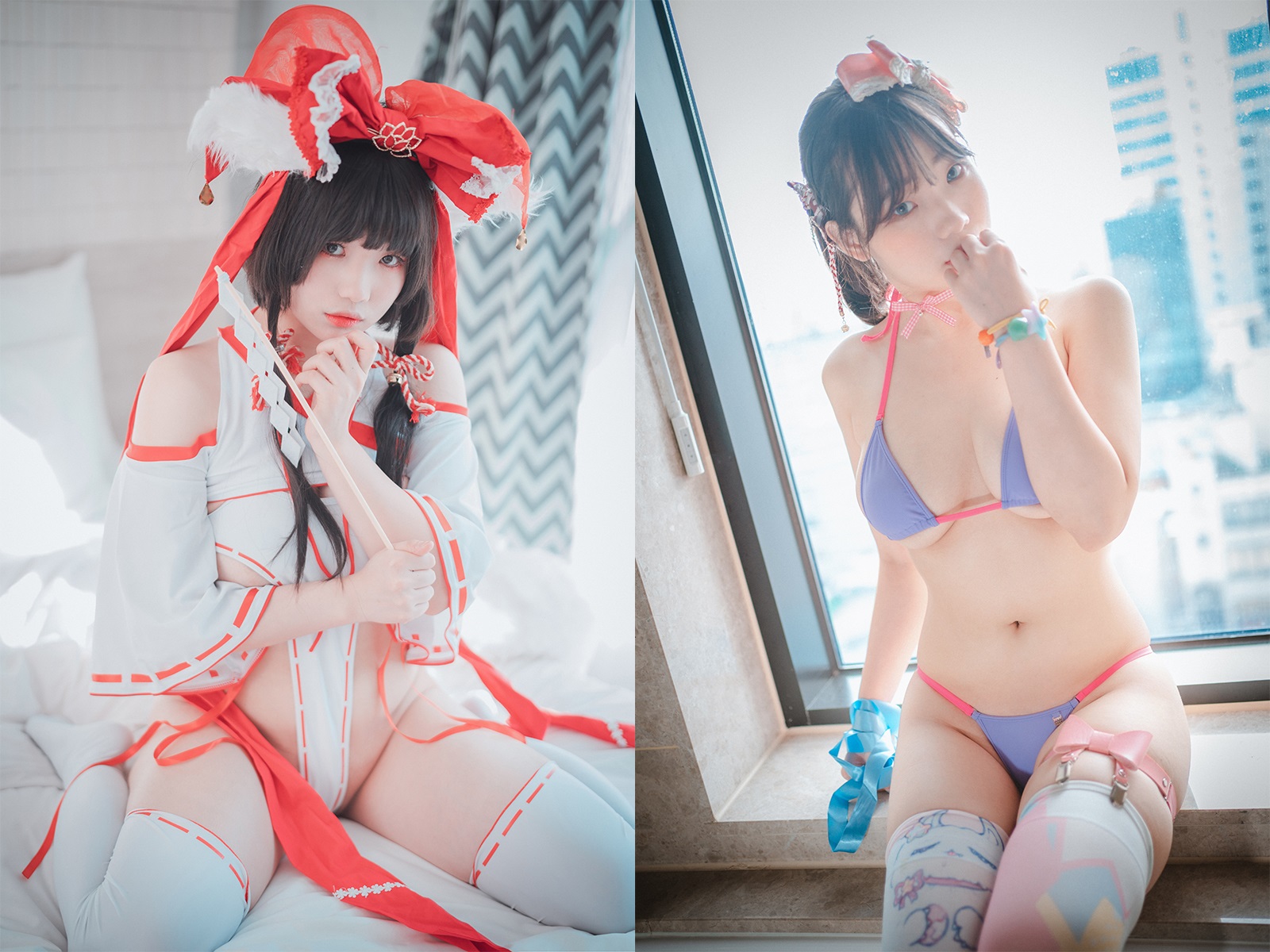 Mimmi밈미-韩系写真视图作品合集[40套] 韩系模特 预览2图