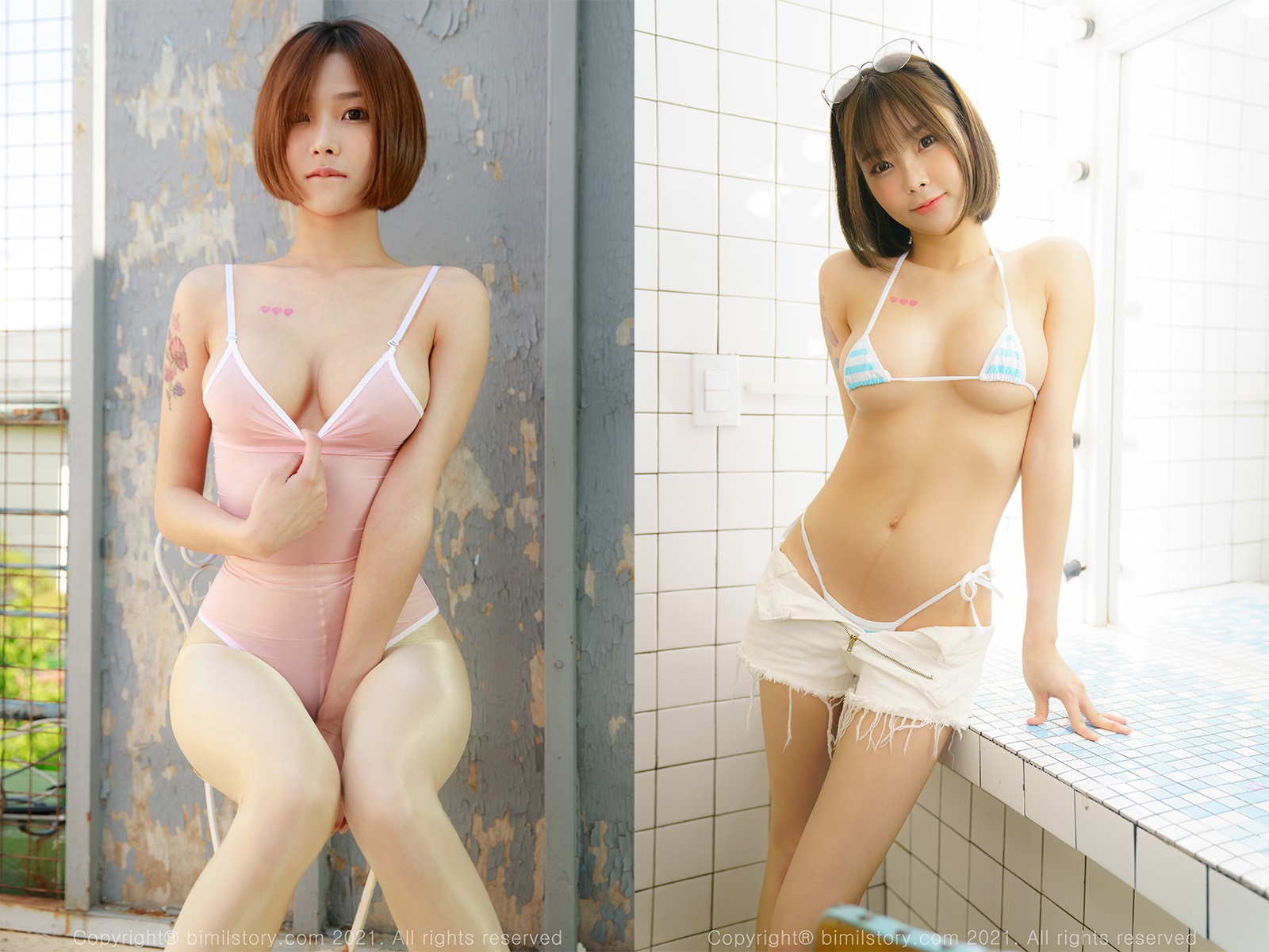 Mina민아-韩系写真视图作品合集[17套] 韩系模特 预览2图