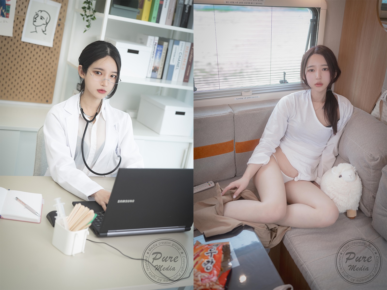 Yeha윤예하-韩系写真视图作品合集[29套] 韩系模特 预览1图