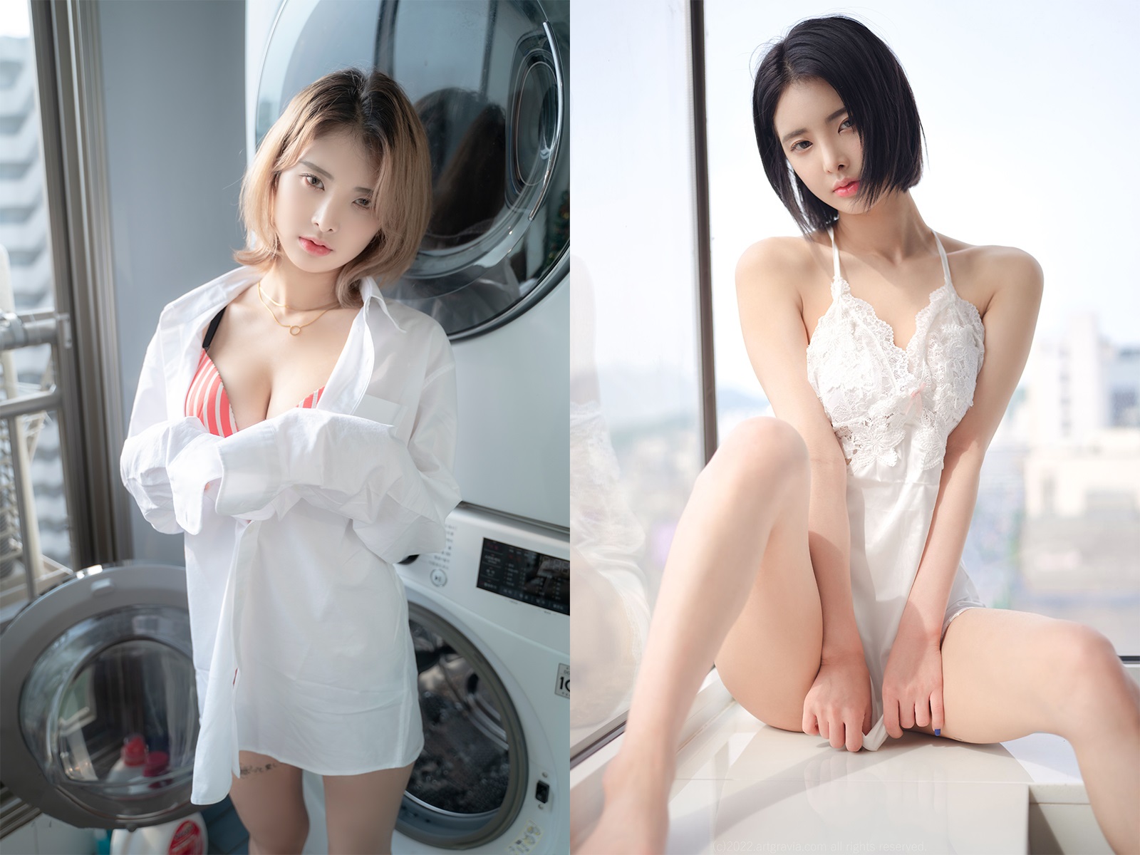 Yeon김효연-韩系写真视图作品合集[17套] 韩系模特 预览2图