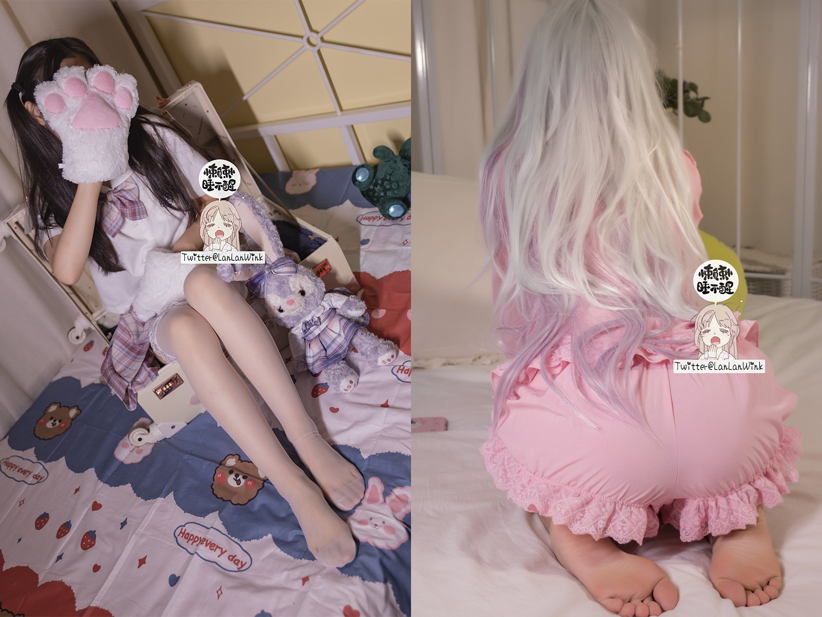 懒懒睡不醒-福利视图作品合集[37套] 网红合集 预览3图