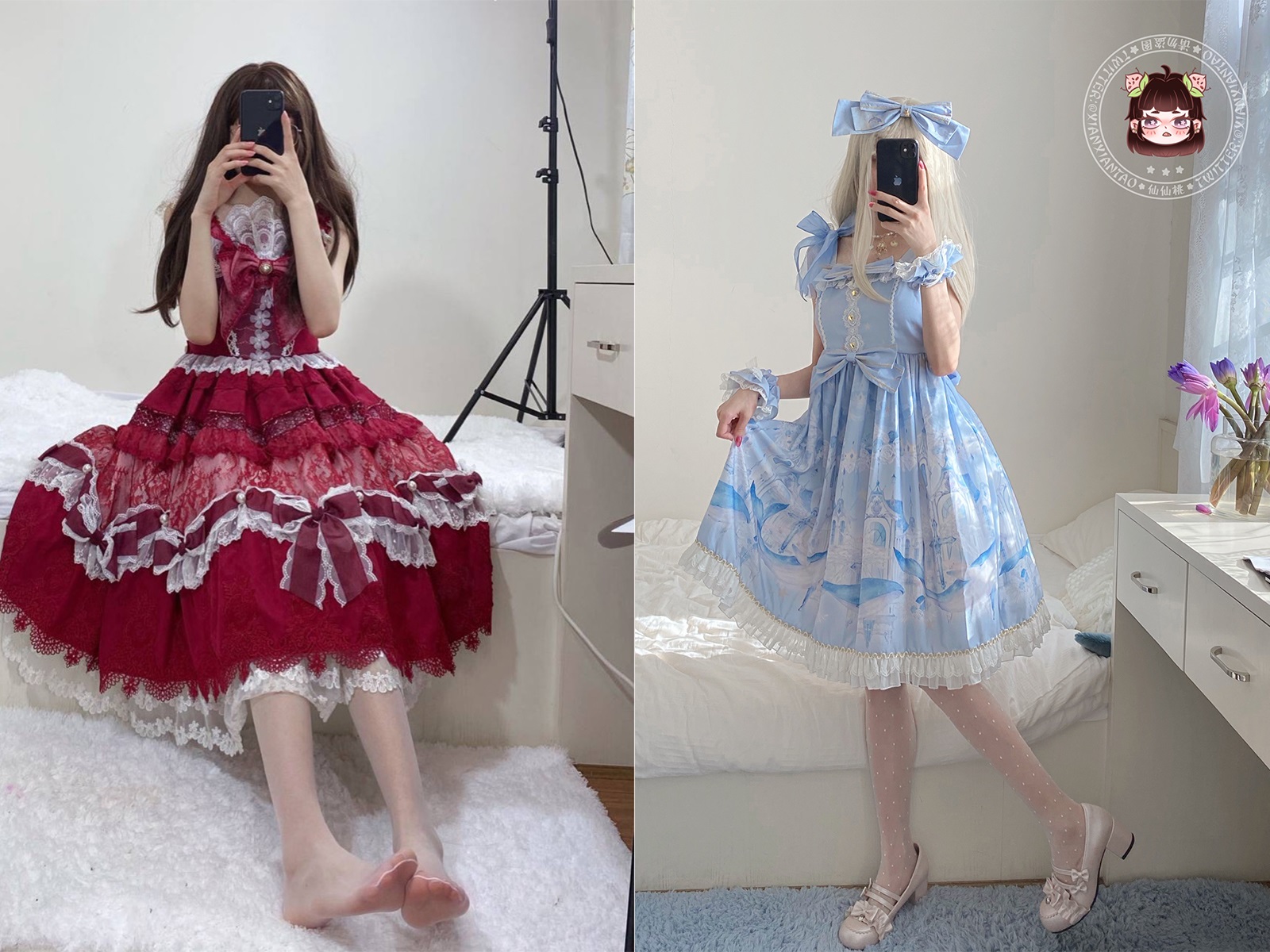 仙仙桃-福利视图作品合集[64套] 网红合集 预览2图