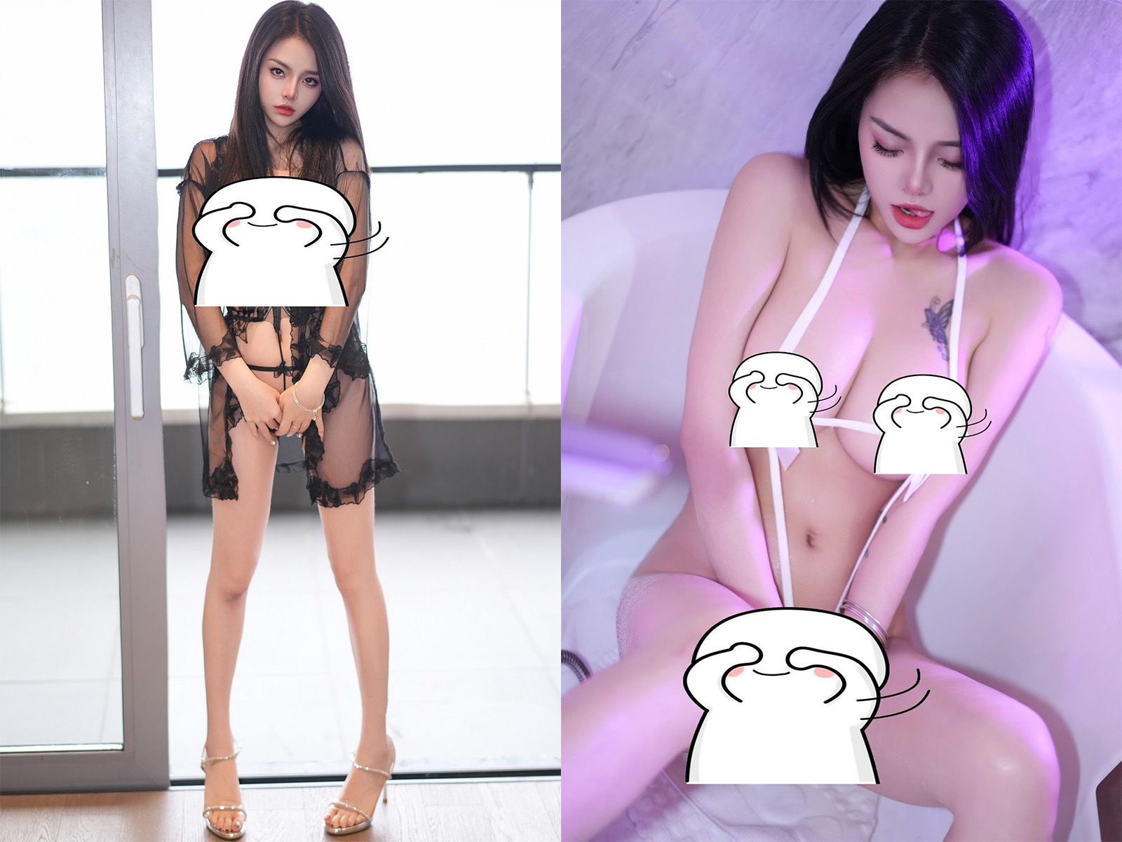 媛宝儿-内购助力未上架作品合集[2套] 秀人内购 预览1图