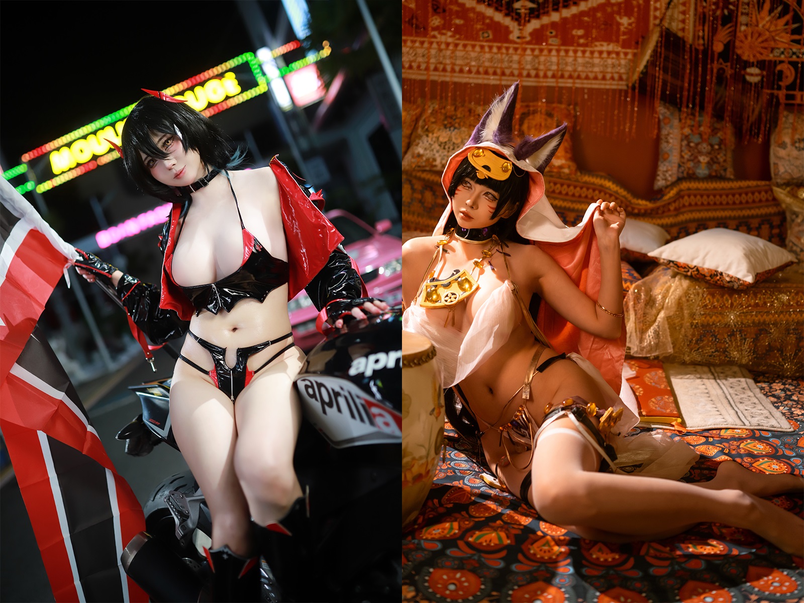 上杉绘黎落-cosplay视图作品合集[14套] COS合集 预览2图