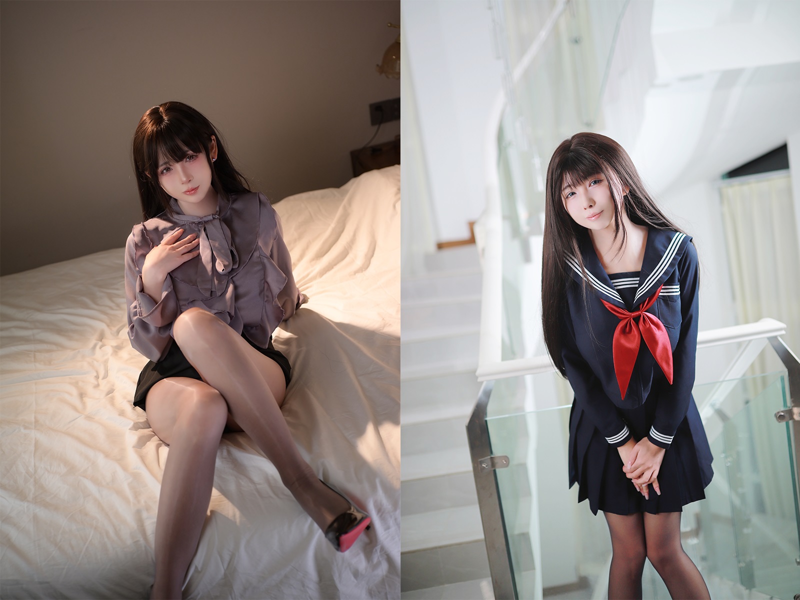 上杉绘黎落-cosplay视图作品合集[14套] COS合集 预览3图