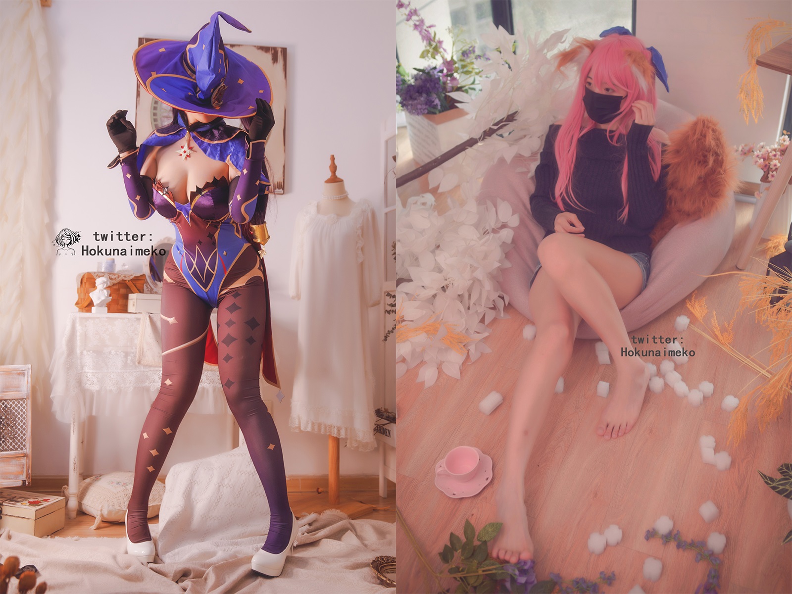 Hokunaimeko北乃芽子-cosplay视图作品合集[56套] COS合集 预览2图