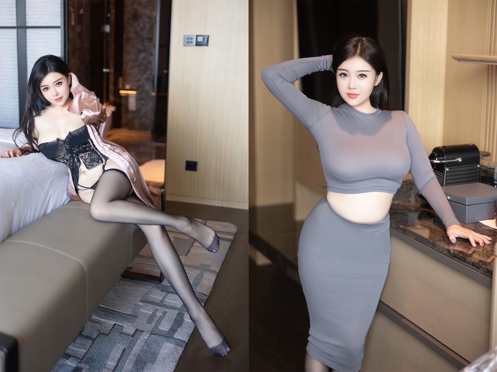 白洁Bseeie-内购助力未上架作品合集[4套] 秀人内购 预览2图