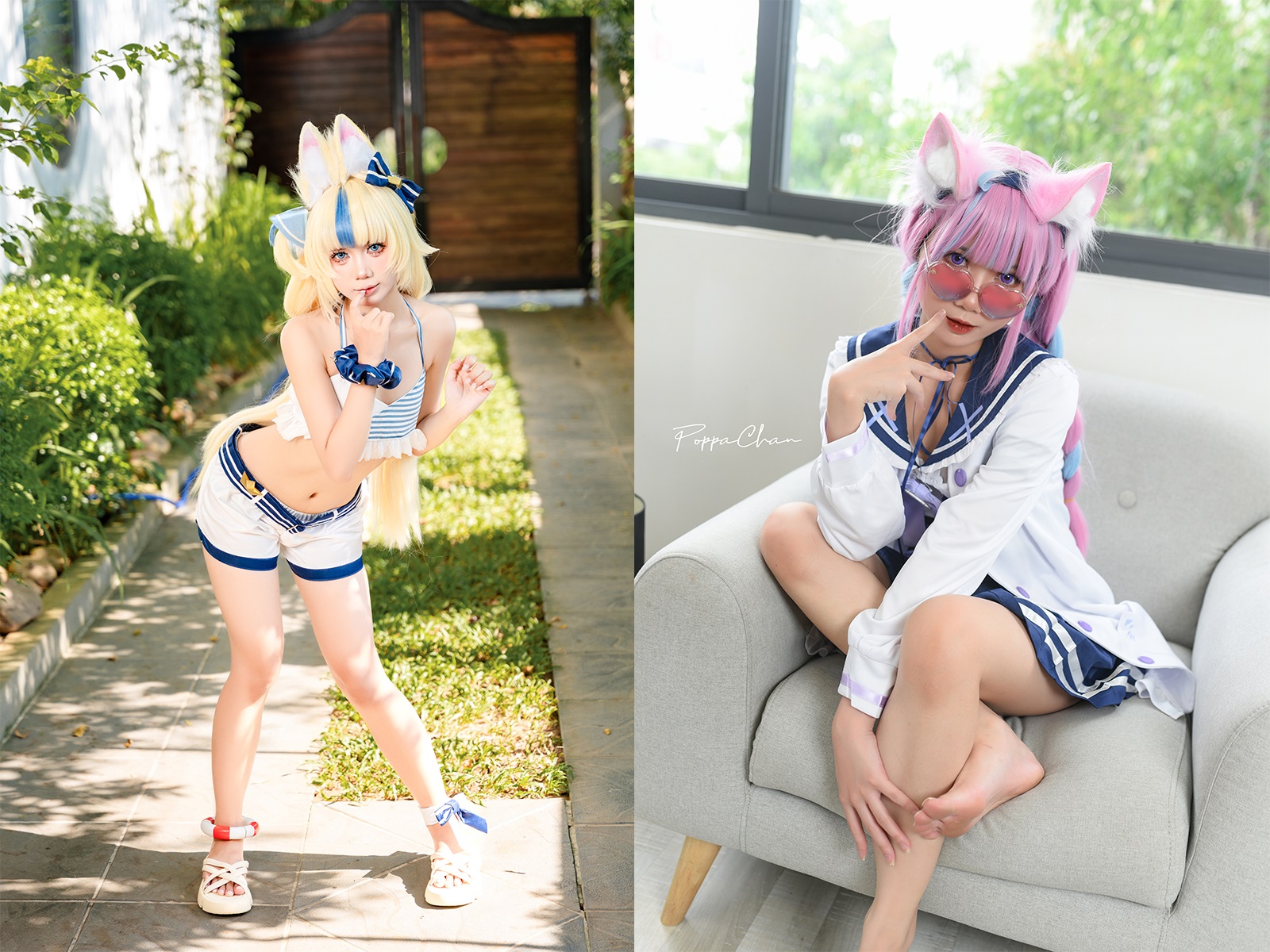 PoppaChan-cosplay视图作品合集[122套] COS合集 预览1图