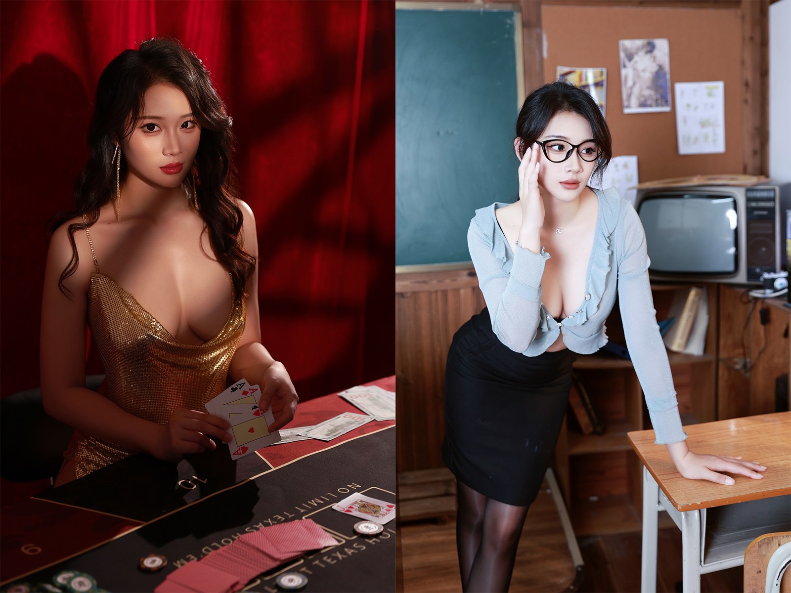 南乔-内购助力未上架作品合集[2套] 秀人内购 预览1图